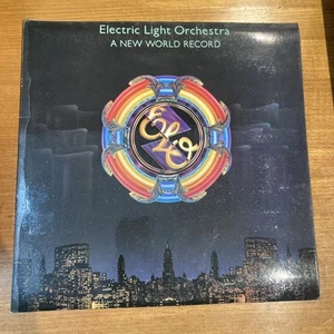 ELO-A NEW WORLD RECORD-JET LP200-VG+-EX VINYL LP ALBUM 1976 - Picture 1 of 23