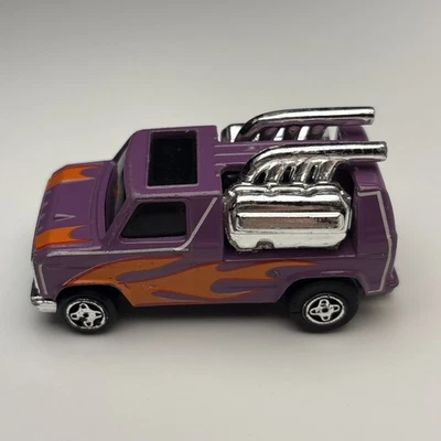 Ideal Slam Shifters 1982 Púrpura Semi Hemi Van 1/64 Diecast Hot Rod Ford Foto 1 de 4