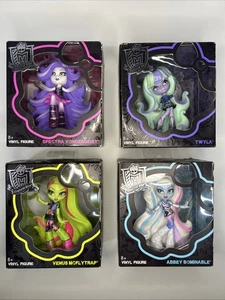 Monster High 4" Vynil Figur 4er Set Venus, Spectra, Abby, Twyla Originalverpackt - Bild 1 von 7