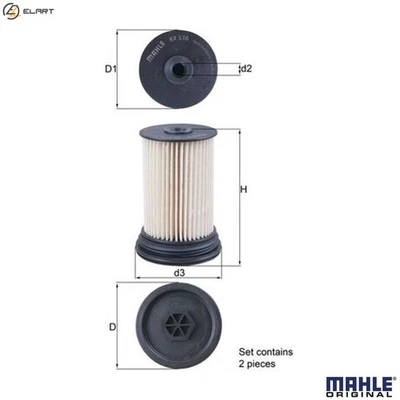 FUEL FILTER KX 516/S FOR VAUXHALL CHEVROLET OPEL A22DMH/22DM 2.2L 4cyl ANTARA - Image 1 of 4