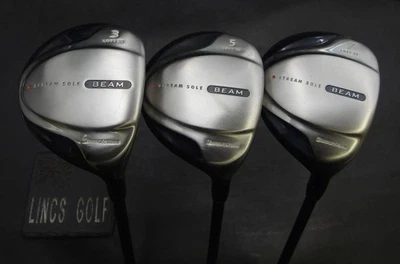 Set of 3 Bridgestone Beam 3+5&7 Woods Regular Graphite Shafts Chaucer Grips* - Image 1 of 4