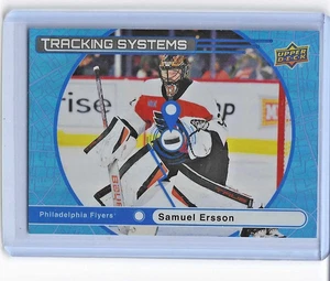 Samuel Ersson 2025-26 Upper Deck Serie 1 Sistemas de Seguimiento #TS-18 Flyers - Imagen 1 de 2