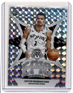 2024-25 Panini Mosaic Epic Performers Mosaic Prizm Victor Wembanyama RC San - Picture 1 of 2