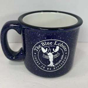 Taza de café náutica de cerámica azul The Blue Lobster en Portland Maine - Imagen 1 de 5
