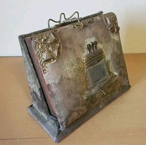 RARE Antique 1800s Velvet & Brass Victorian 1895 Photo Album Book - Picture 1 of 18