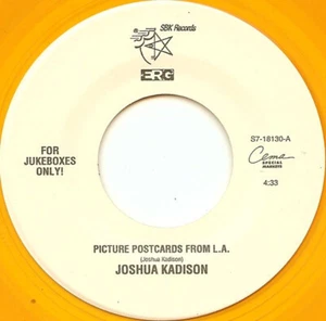 Joshua Kadison - Picture Postcards From L.A. / Jessie (7" Single, Yellow vinyl) - Imagen 1 de 1