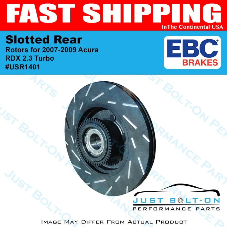 EBC USR Slotted Rear Rotors for 2007-2009 Acura RDX 2.3 Turbo Foto 1 de 1