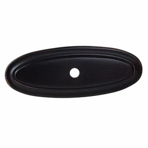 GlideRite Pomello per armadio oblungo sottile 3" piastra posteriore bronzo lucidato ad olio - 1034-ORB-1 - Foto 1 di 2