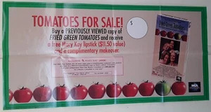 1991 Mary Kay Lipstick/ Fried Green Tomatoes Movie Advertising Poster 27x13 in - Picture 1 of 3