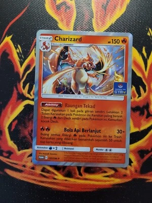 Pokemon Karte Charizard 135/SM-P Gym Turnier Promo Holo MINT limitiert NM - Bild 1 von 3