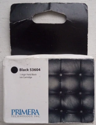 2DY9106 Primera 53604 Ink Cartridge, Black one pack, New Sealed Package - Image 1 of 4