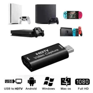 4K HDMI USB Video Capture Card 1080P Game Recorder for Live Streaming & Recordin - Bild 1 von 6