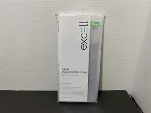 Excell Clear shower curtain/ Liner - Picture 1 of 2