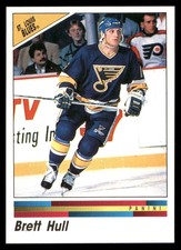 1990-91 Panini Stickers (B) Brett Hull #262 NM-MT St. Louis Blues
