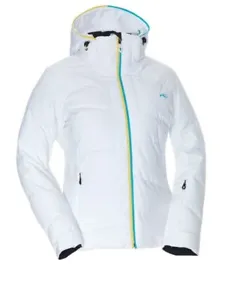 Kjus Savvy Down Jacket Windproof Waterproof Puffer Skiing Lady Women White 40 L - Picture 1 of 17