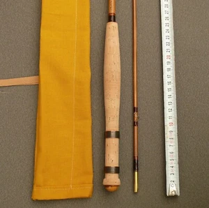 Angeln FLIEGENRUTE 6'9 p Bambus gespalten Fly rod fishing cane bamboo trout reel - Bild 1 von 19