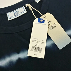 $99 Southern Tide Dark Blue Tie-Dye Upper Deck Garment Dyed Sweatshirt Size XL - Picture 1 of 7