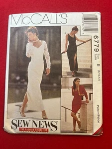 McCall's 6779, Size 8-12, Misses Bolero, Dress, 2 lengths, Uncut - Picture 1 of 2