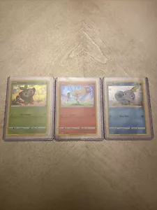Grookey Scorbunny Sobble HOLO PROMO SET x3 (NM/M) 010 030 054/202 Carte Pokemon - Foto 1 di 4
