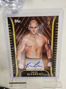Auto Topps WWE NXT 2018 Fabian Aichner bronce #95/99 - Imagen 1 de 3