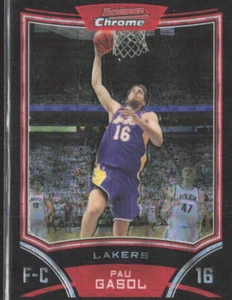 Bowman #16 Pau Gasol Blue #/499 2008-09 - Imagen 1 de 2