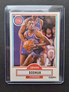 Dennis Rodmann #59 Detroit Pistons NBA Postal Fleer 1990 - Imagen 1 de 3