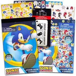 Sonic The Hedgehog Sticker Pack | Fun Collectible Stickers - Picture 1 of 2