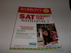Barron's SAT Subject Test: Math Level 2 with CD-ROM, 12th Edition - Used - Picture 1 of 10
