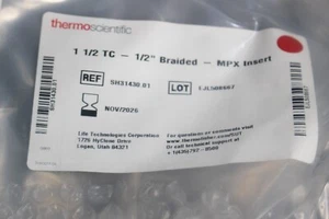 Transfer Assembly Adapter 1/2 in. ID Braided Silicone SH31430.01 NEW - Picture 1 of 3