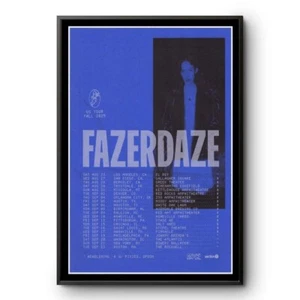 Fazerdaze US Fall Tour 2025 Poster - Wall Decor, No Frame - Picture 1 of 5