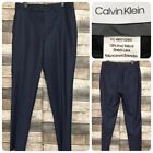 Calvin Klein 100% Wool Dress Pants Men’s 36x32 Navy Blue Business