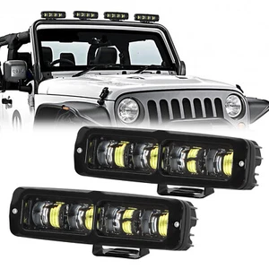 6inch LED Work Light Bar Spot Pods Fog Lamp Offroad Driving Truck 4WD SUV ATV - Picture 1 of 8