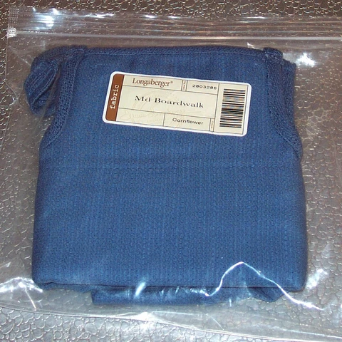 Longaberger Cornflower MEDIUM BOARDWALK Basket Liner ~Made in USA~ Ships FREE! Cover