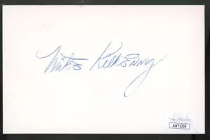 Mike Kilkenny Signed Autographed Index Card JSA - Picture 1 of 4