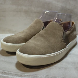 Vince Taupe Preston Slipper Wildleder Leder Komfort Turnschuhe Größe 9M - Bild 1 von 14