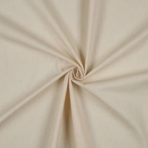 £11.99 Natural Plain Cotton Poplin dresses quilting fabric M1817 - Picture 1 of 4