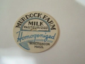MURDOCK FARM WINCHENDON MASS. MILK BOTTLE CAP UNUSED - Picture 1 of 1