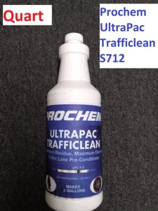 Prochem UltraPac Trafficlean S712 for Carpet Cleaner * Quartt Bottle - Picture 1 of 4