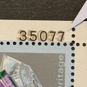 4/305 US Stamps Scott 1538-41 10c Rare Different Plate # Print Twice Errors EFO - Picture 1 of 3