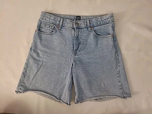 Gap Kids Girls 16 Demin Jean Shorts Cutoffs 90s Loose Bermuda Shorts - Picture 1 of 5