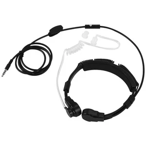 Wtyczka 3,5 mm - Słuchawki z mikrofonem gardła Ukryte Regulowane Covert Air2065 - Zdjęcie 1 z 7