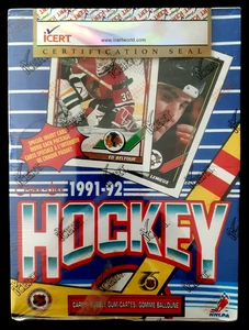 1991-92 O-PEE-CHEE HOCKEY CAJA SELLADA 91-92 (36 PAQUETES) CERTIFICACIÓN ICERT 96815 - Imagen 1 de 5