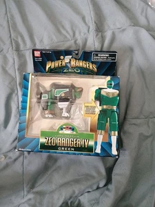 1995 POWER RANGERS Zord MORPHIN Zeo RANGER IV FIGURA VERDE - Foto 1 di 7