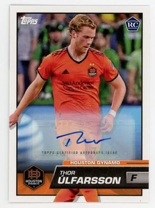 2023 Topps Chrome MLS #136 Thor Úlfarsson Autographs Base Houston Dynamo - Picture 1 of 2