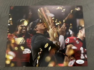 Kirby Smart Autograph Signed 8x10 Photo UGA Georgia Bulldogs Coach Champ JSA COA - Picture 1 of 3