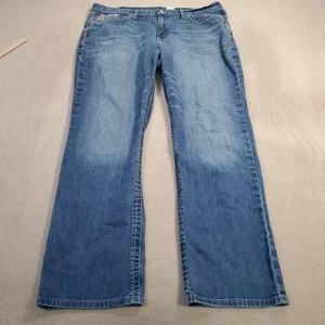 Cinch Grant Jeans Herren 40x34 Blau Boot Cut Relaxed Fit Faded Dark Wash Denim - Bild 1 von 13