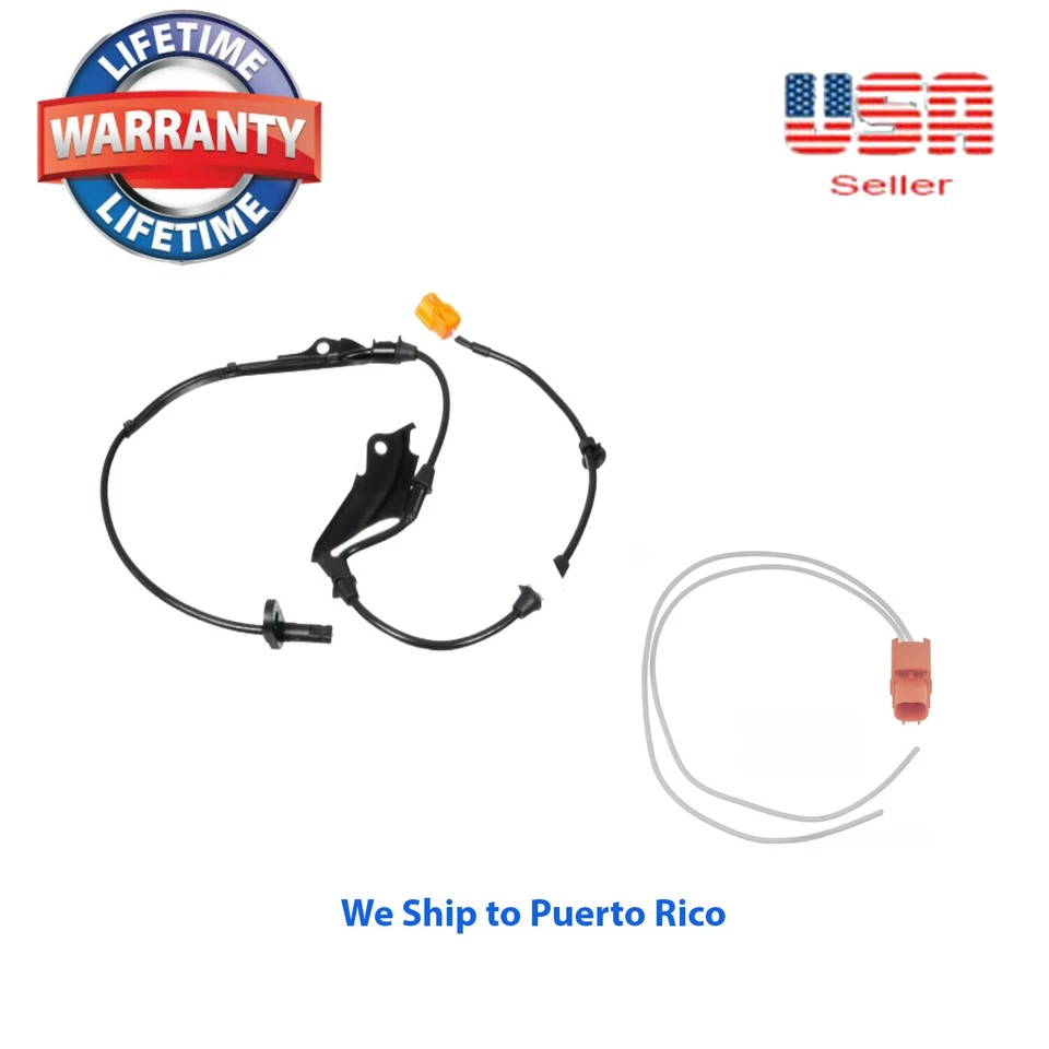 Sensor de velocidad ABS delantero derecho y conector apto para Acura TSX 04-08 Honda Accord 03-08 Foto 1 de 4