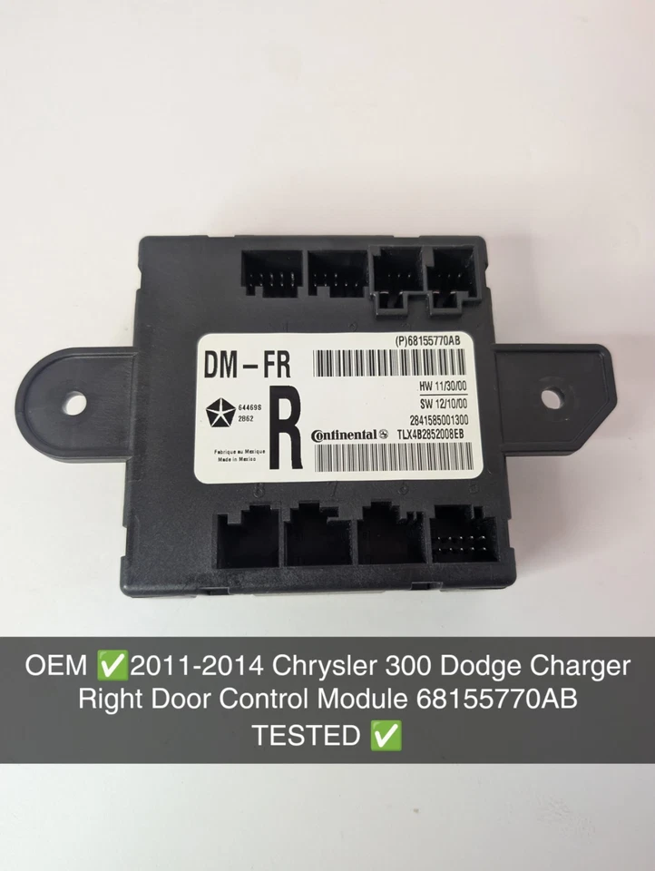 OEM ✅2011-2014 Chrysler 300 Dodge Charger  Right Door Control Module 68155770AB  Foto 1 de 4