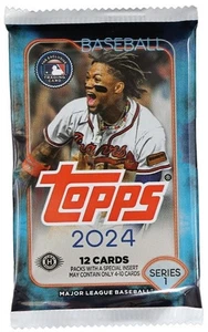 Paquete de pasatiempos de béisbol serie 1 Topps 2024 - Imagen 1 de 12