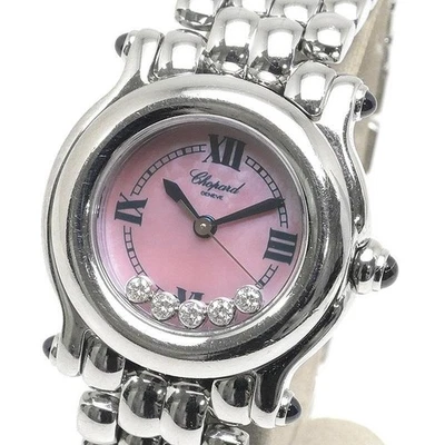 Chopard 27/8250-23 Happy Sports Pink Shell cuarzo F/Japón muy bueno Foto 1 de 4